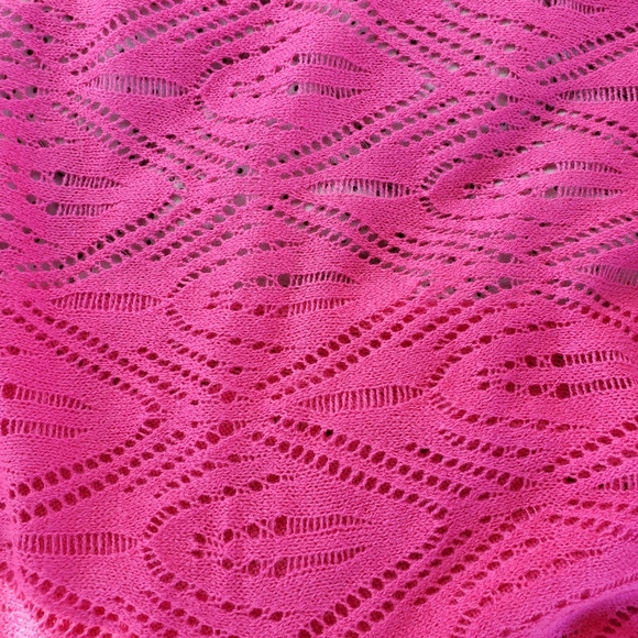 Collection's E.T.C. Pink Women's Open Sweater (Size XL) - Picture 11 of 11